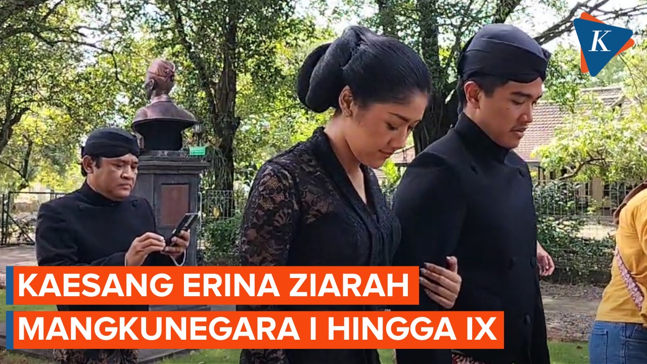 Jelang Pernikahan, Kaesang dan Erina Ziarah ke Makam Mangkunegara I hingga IX