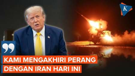 Trump Nyatakan Perang Iran Berakhir Setelah Batalkan Serangan Besar
