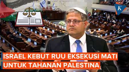 Israel Kebut RUU Eksekusi Mati Untuk Tahanan Palestina, Picu Kecaman Internasional