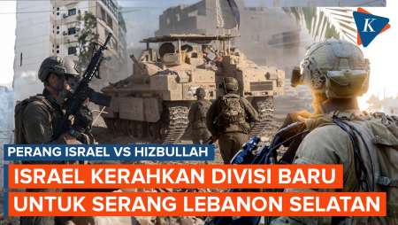 Israel Kerahkan Divisi Tambahan untuk Operasi Darat di Lebanon Selatan