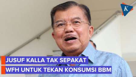 Jusuf Kalla Nilai WFH Bukan Solusi Tekan Konsumsi BBM