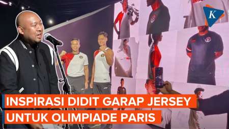 Ini Inspirasi Didit Hediprasetyo Garap Jersey Indonesia di Olimpiade Paris 2024