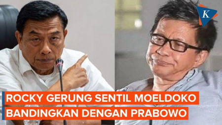 Rocky Gerung Bandingkan Gaya Moeldoko dengan Prabowo dan AHY