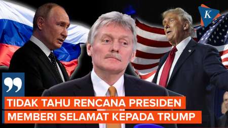 Trump Menang Pilpres AS, Rusia Belum Tahu Rencana Putin Beri Selamat