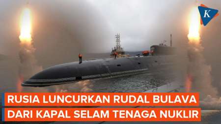Rusia Pamer Rudal Balistik Bulava, Diluncurkan dari Kapal Selam Tenaga Nuklir