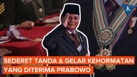 Deretan Tanda dan Gelar Kehormatan yang Diterima Prabowo, Terbaru dari Polri