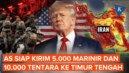 Tak Cuma 5.000 Marinir, AS Juga Siapkan 10.000 Pasukan Darat Ke Timur Tengah