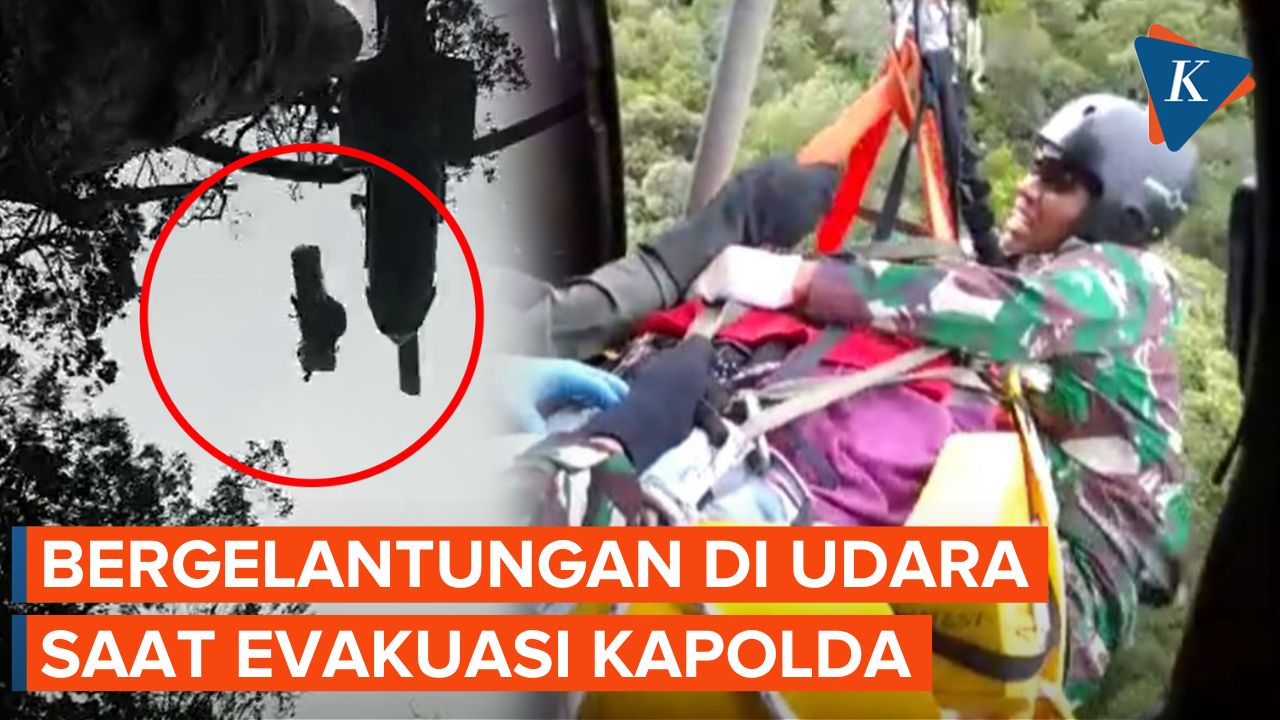 Ada di Ketinggian 23 Meter, Kopda Ahmad Berputar di Udara Saat Evakuasi Kapolda Jambi