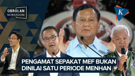 Prabowo Sebut MEF Bukan Dinilai Satu Periode Menhan, Pengamat: Saya Sepakat