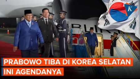 Prabowo Tiba Di Korea Selatan Hadiri KTT APEC 2025