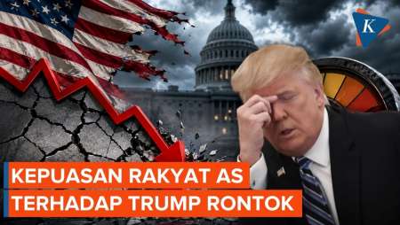Kepuasan Publik AS terhadap Trump Anjlok, Terendah Sepanjang Sejarah