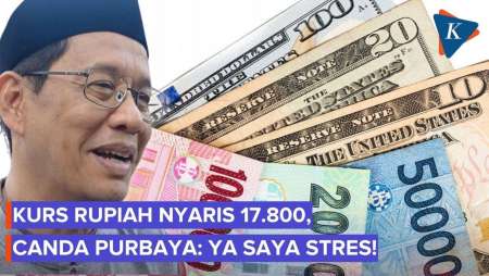 Rupiah Hampir 17.800 per Dollar AS, Canda Purbaya: Saya Stres