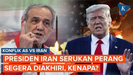 Presiden Iran Mau Akhiri Perang Dengan AS, Kenapa?