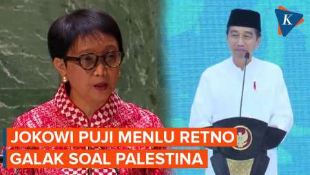 Jokowi Ceritakan Galaknya Menlu Retno di PBB soal Palestina