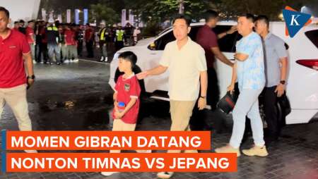 Wapres Gibran Ditemani Jan Ethes Nonton Timnas di GBK