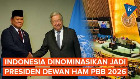Indonesia Dinominasikan Jadi Presiden Dewan HAM PBB 2026