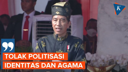 [FULL] Pidato Presiden Jokowi di Upacara Harlah Pancasila