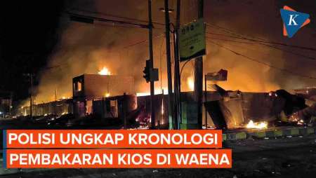 Kronologi Pembakaran Ruko di Waena Jayapura