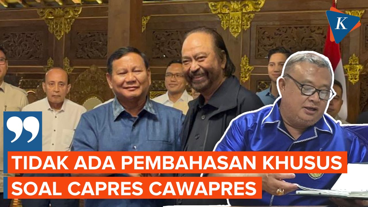 Nasdem Bantah Ada Pembicaraan soal Anies-Sandi dalam Pertemuan Surya Paloh-Prabowo