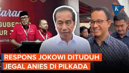 Reaksi Jokowi Dituduh Jadi Biang Kerok Batalnya Anies Maju Pilkada