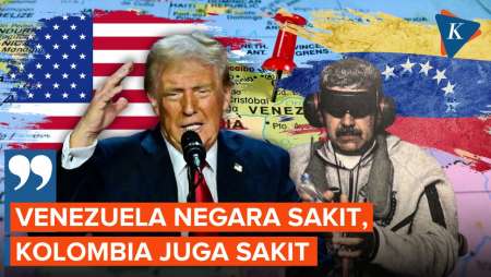 AS Tangkap Maduro, Trump: Venezuela Negara Sakit, Kolombia Juga Sakit!