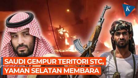 Penampakan Yaman Selatan Membara Digempur Arab Saudi Yang Targetkan Teritori STC