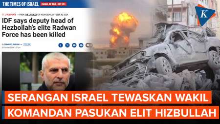 Israel Klaim Serangannya Tewaskan Wakil Komandan Pasukan Elit Hizbullah