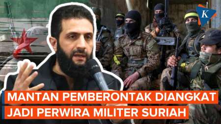 Pemimpin HTS Rekrut Mantan Pemberontak Jadi Perwira Militer Suriah