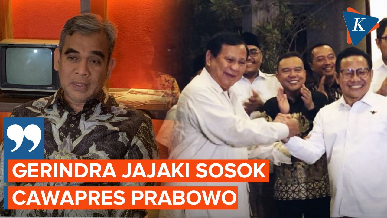 Gerindra Lirik Sosok Cawapres Prabowo Selain Cak Imin