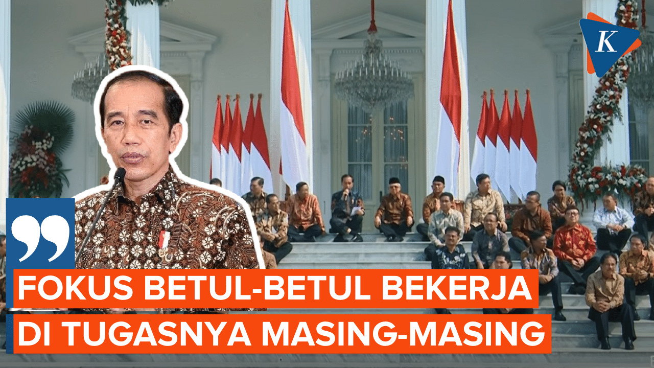 Jelang Pemilu 2024, Jokowi Minta Para Menteri Tetap Fokus 