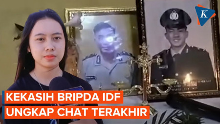 Kasus Polisi Tembak Polisi, Kekasih Bripda IDF Ungkap Chat Terakhir