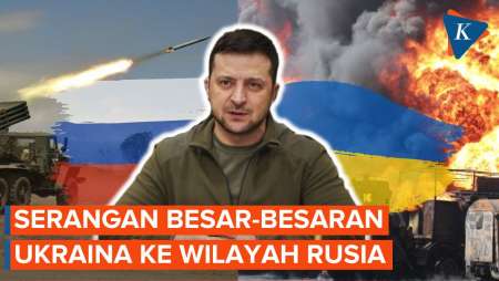 Ukraina Lanjutkan Serangan Besar-besaran ke Wilayah Rusia