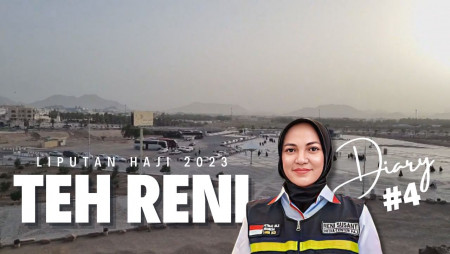 [DIARY TEH RENI] Suasana Jabal Uhud di Madinah, Tempat Para Syuhada Dimakamkan