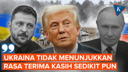 Trump Tuduh Zelensky "Tak Bersyukur" Saat Dibantu AS Akhiri Perang Vs Rusia