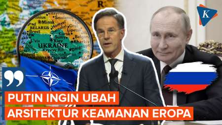 NATO Tuding Putin Berusaha Ubah Arsitektur Keamanan Eropa dan Hapus Ukraina dari Peta Eropa