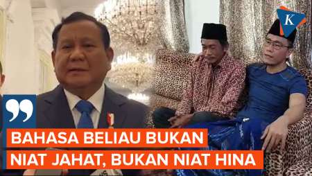 Miftah Mundur Usai Hina Penjual Es Teh, Prabowo: Bahasa Beliau Bukan Niat Hina