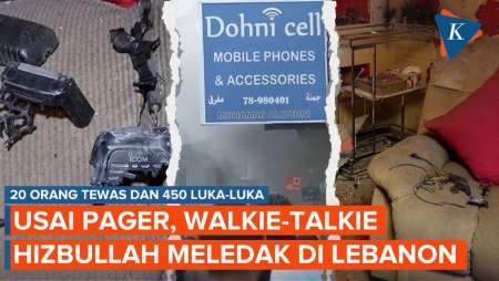 Usai Pager, Kini Walkie-Talkie Hizbullah Meledak Massal, Tewaskan 20 Orang