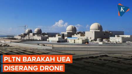 PLTN UEA Kebakaran Setelah Diserang Drone