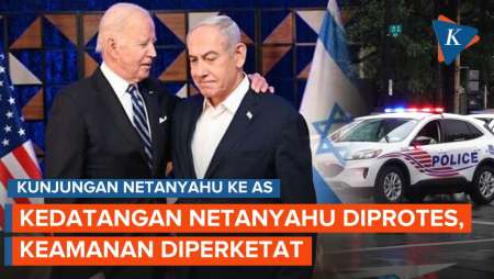 Kunjungan Netanyahu Picu Kontroversi, Keamanan Washington Diperketat