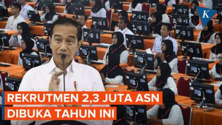 Siap-siap, Jokowi Umumkan Rekrutmen ASN Lebih dari 2 Juta Formasi