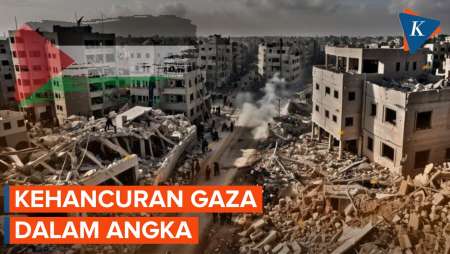 Menghitung Detail Kehancuran Gaza Selama Hampir Setahun Perang