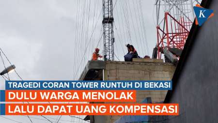 Kasus Coran Runtuh di Bekasi, Warga Pernah Menolak Pembangunan Tower