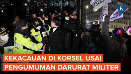 Saat Pengumuman Darurat Militer di Korea Selatan Picu Kekacauan