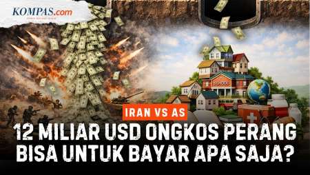 Ongkos Miliaran Dollar Perang AS Lawan Iran Bisa Biayai Apa Saja?