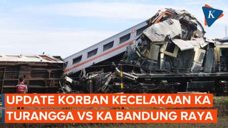 Update Korban Tabrakan KA Turangga Vs KA Bandung Raya, Masih Ada Penumpang Terjebak