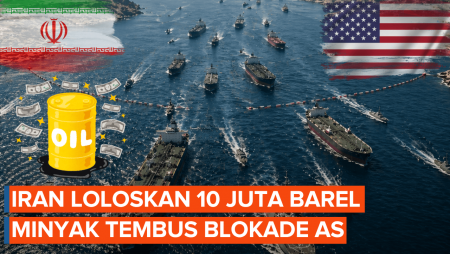 Blokade AS “Kebobolan”, Iran Loloskan 10 Juta Barel Minyak Mentah