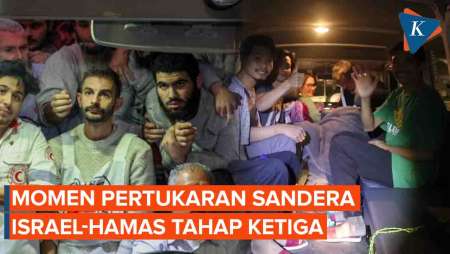 Detik-detik Pertukaran Sandera Israel-Hamas Tahap 3