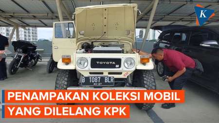 Intip Koleksi Mobil-Motor yang Dilelang KPK