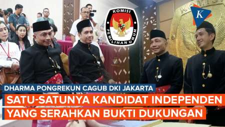 Dharma Pongrekun, Satu-satunya dari 5 Kandidat Independen Pilgub DKI yang…