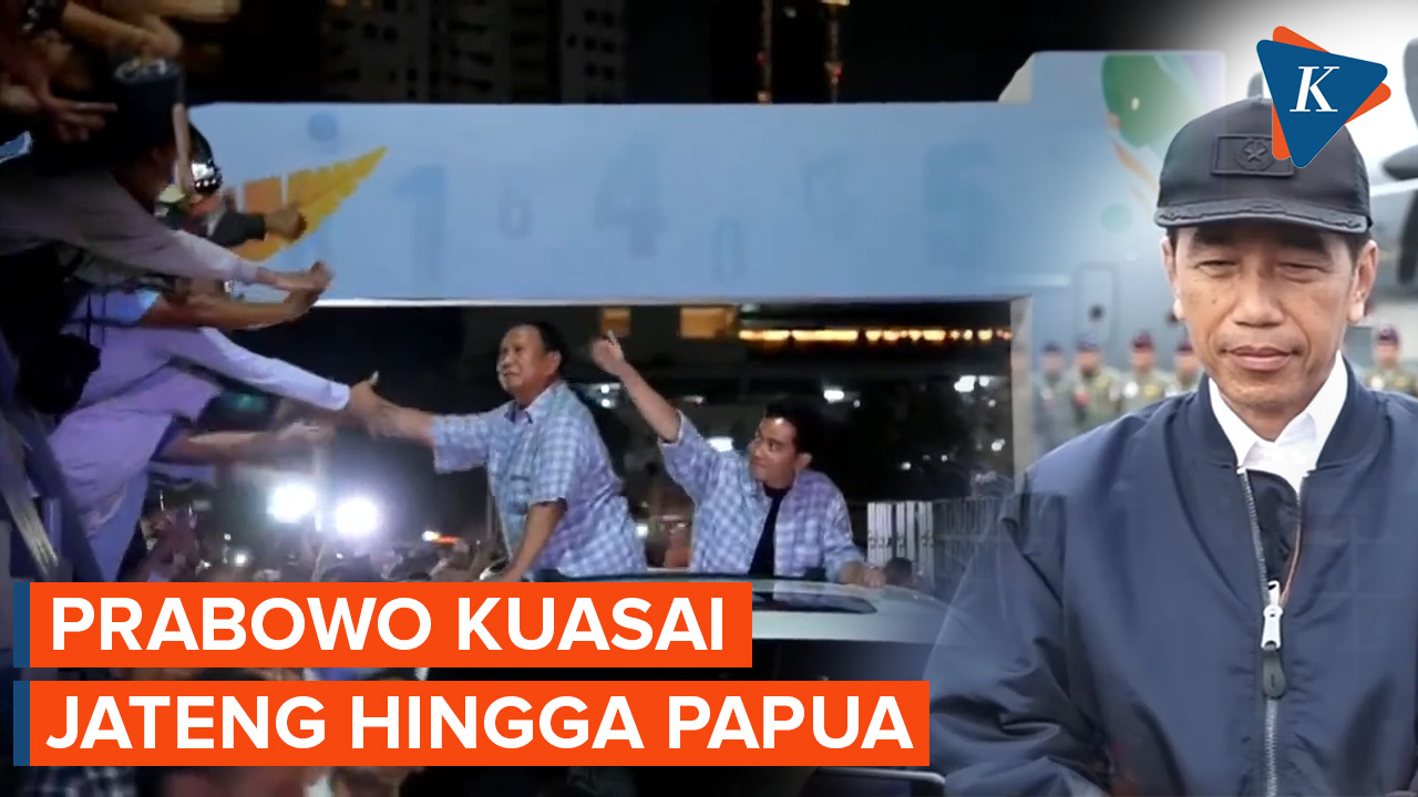 Efek Jokowi Besar, Prabowo Kuasai Jawa Tengah Hingga Papua